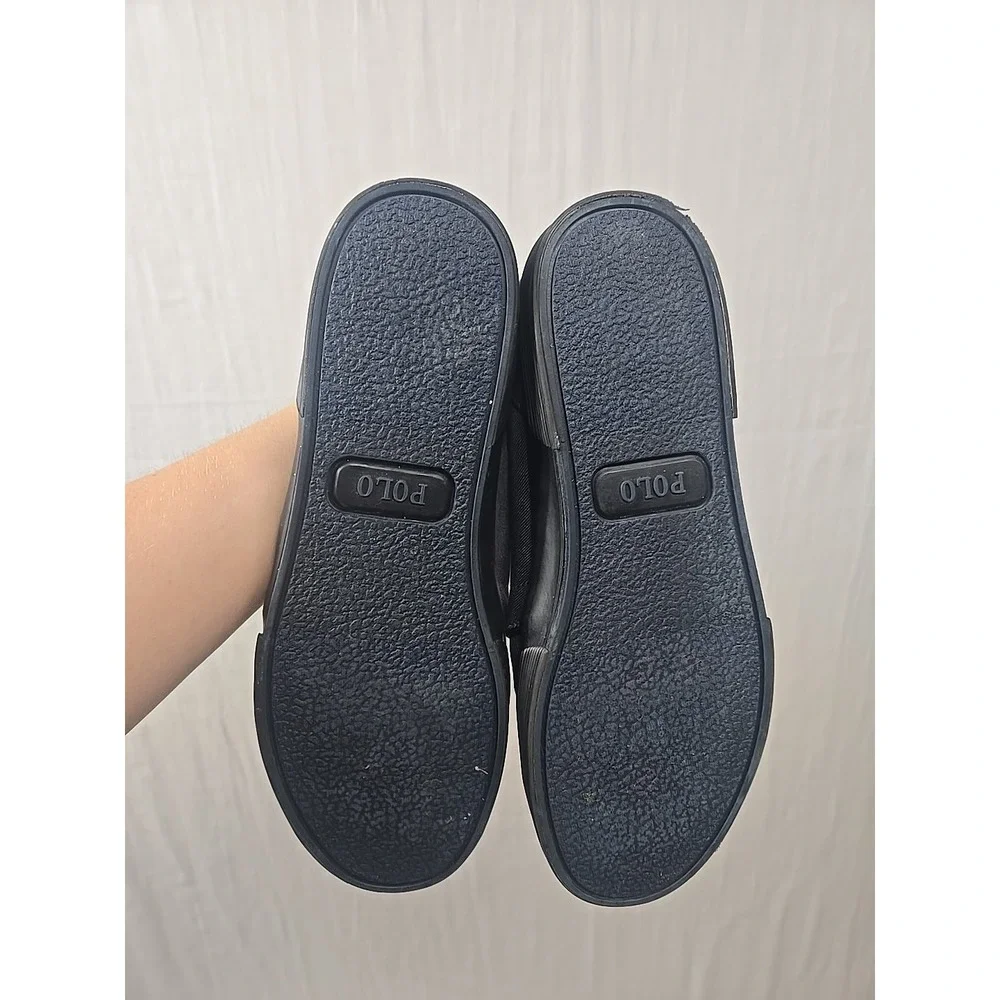 Polo Ralph Lauren Faxon Low Sneakers‎ MENS 10D Denim Canvas Low Top Boat Shoes